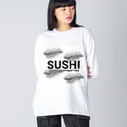 39Sの寿司 ～SUSHI～ ビッグシルエットロングスリーブTシャツ