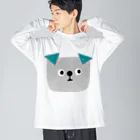 てら ねこグッズのタレミミチャン。 Big Long Sleeve T-Shirt