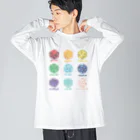 神聖幾何学屋の宝石展示 Big Long Sleeve T-Shirt