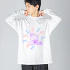 絶滅危惧種　suzuri 店のパステルてれふぉん Big Long Sleeve T-Shirt