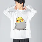 *KAKAPO*の*KAKAPO*のふんわりオカメインコちゃん(のまる) Big Long Sleeve T-Shirt