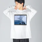 photo-kiokuの丸子橋 ビッグシルエットロングスリーブTシャツ