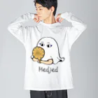 ゆるり堂のまつげが気になる Big Long Sleeve T-Shirt