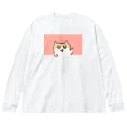 NORICOPOのヤホ！ってしてるコビハムちゃん ビッグシルエットロングスリーブTシャツ