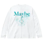 日常に彩りを。のmaybe_flw ビッグシルエットロングスリーブTシャツ