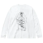 上戸マリー アートショップSUZURI店のClose your eyes and Open your TRUE eye Big Long Sleeve T-Shirt