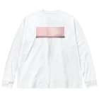 TOBA TOBA COLAのSUNSET PINK ビッグシルエットロングスリーブTシャツ