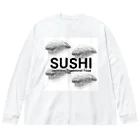 39Sの寿司 ～SUSHI～ ビッグシルエットロングスリーブTシャツ