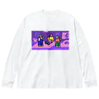 SHIMETASABASHOPのジュース好き子 Big Long Sleeve T-Shirt