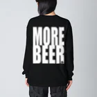 スペィドのおみせsuzuri支店のビアモット！ (black body) Big Long Sleeve T-Shirt