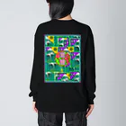 PSYCHEDELIC ART Y&Aのかくせい！ ビッグシルエットロングスリーブTシャツ