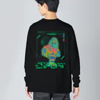 YuukingStoreのEXPORT 背面プリント Big Long Sleeve T-Shirt