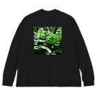 plantsandtokyoのAlocasia｜YAKUSHIMA Big Long Sleeve T-Shirt
