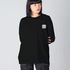 さなちゃん /moqueroll のちいちゃい絵の洋服 Big Long Sleeve T-Shirt