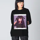 ALCOHOLICのヤンデレグラムちゃん Big Long Sleeve T-Shirt