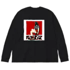 ex_machieのスニーカーを履く女の子 Big Long Sleeve T-Shirt