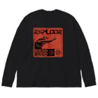 YuukingStoreのEXPLODE Big Long Sleeve T-Shirt