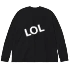 chubbyのLOLビッグシルエットパーカー黒 Big Long Sleeve T-Shirt