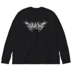 YuukingStoreのDeath Metal Logo Big Long Sleeve T-Shirt