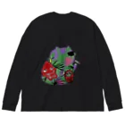 ぶたさんHOUSEの一服豚くん Big Long Sleeve T-Shirt