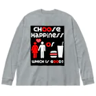 Ａ’ｚｗｏｒｋＳのLOVE or APPETITE Big Long Sleeve T-Shirt