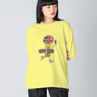 バンズオリジナルの<BUN'S ORIGINAL>バンズ君 Big Long Sleeve T-Shirt