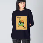 316(MIHIRO)のスペインイシガメとクサガメちゃん カラフル Big Long Sleeve T-Shirt