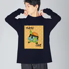 316(MIHIRO)のスペインイシガメとクサガメちゃん カラフル Big Long Sleeve T-Shirt