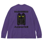 Ａ’ｚｗｏｒｋＳのハコネコ（黒） Big Long Sleeve T-Shirt