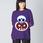 Ａ’ｚｗｏｒｋＳのどくろくんとどくろちゃん Big Long Sleeve T-Shirt