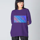 Ａ’ｚｗｏｒｋＳのこれならコワくなさそう。。。に見える　レインボースクリーン Big Long Sleeve T-Shirt