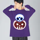 Ａ’ｚｗｏｒｋＳのどくろくんとどくろちゃん Big Long Sleeve T-Shirt