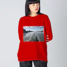 空屋　sorayakusakaの201902111352001　漁船の足跡 Big Long Sleeve T-Shirt