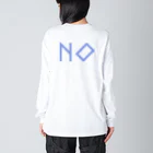 へんてこねこ雑貨のYES NO ロンTee Big Long Sleeve T-Shirt