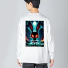 【Crazy Rabbit Nightmare】の【Crazy Rabbit Nightmare】 ビッグシルエットロングスリーブTシャツ