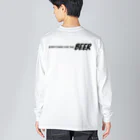 Everything for the BEERのMan with Beer Can Big Long Sleeve T-Shirt