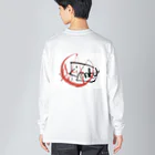 AkironBoy's_ShopのTITINOHI＝Father’sDay 「父の日に、👔や🎁はいかがですか？」 Big Long Sleeve T-Shirt