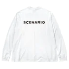 SCENARIOのSCENARIO BACK LOGO Tee ビッグシルエットロングスリーブTシャツ