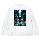 【Crazy Rabbit Nightmare】の【Crazy Rabbit Nightmare】 ビッグシルエットロングスリーブTシャツ