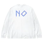 へんてこねこ雑貨のYES NO ロンTee ビッグシルエットロングスリーブTシャツ