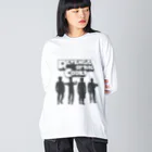 microloungeのREVENGE OF THE COOKS（黒） ビッグシルエットロングスリーブTシャツ