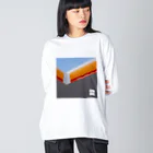 KYORYU Japan のガソリン ビッグシルエットロングスリーブTシャツ