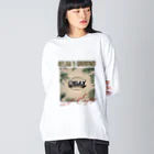 si-moのゆっくりまったりリラックス　Chillax!シリーズ Big Long Sleeve T-Shirt