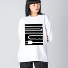 日々碌ストアの充電 Big Long Sleeve T-Shirt