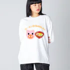 JIU(ジウ)ブラジリアン柔術Tシャツのbuta noodle Big Long Sleeve T-Shirt