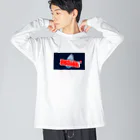 Danny-HeavenのHEAVEN "サメ" Big Long Sleeve T-Shirt