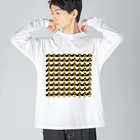 【公式】デリバリーシステムグッズの「キモ！顔爆」シリーズ Big Long Sleeve T-Shirt