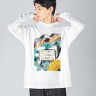 AkironBoy's_ShopのTITINOHI＝Father’sDay 「父の日に、👔や🎁はいかがですか？」 Big Long Sleeve T-Shirt