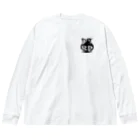 スペィドのおみせsuzuri支店のDon't Think BEER #1 (white body) Big Long Sleeve T-Shirt