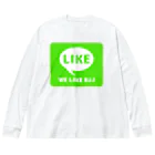 JIU(ジウ)ブラジリアン柔術TシャツのLIKE ビッグシルエットロングスリーブTシャツ